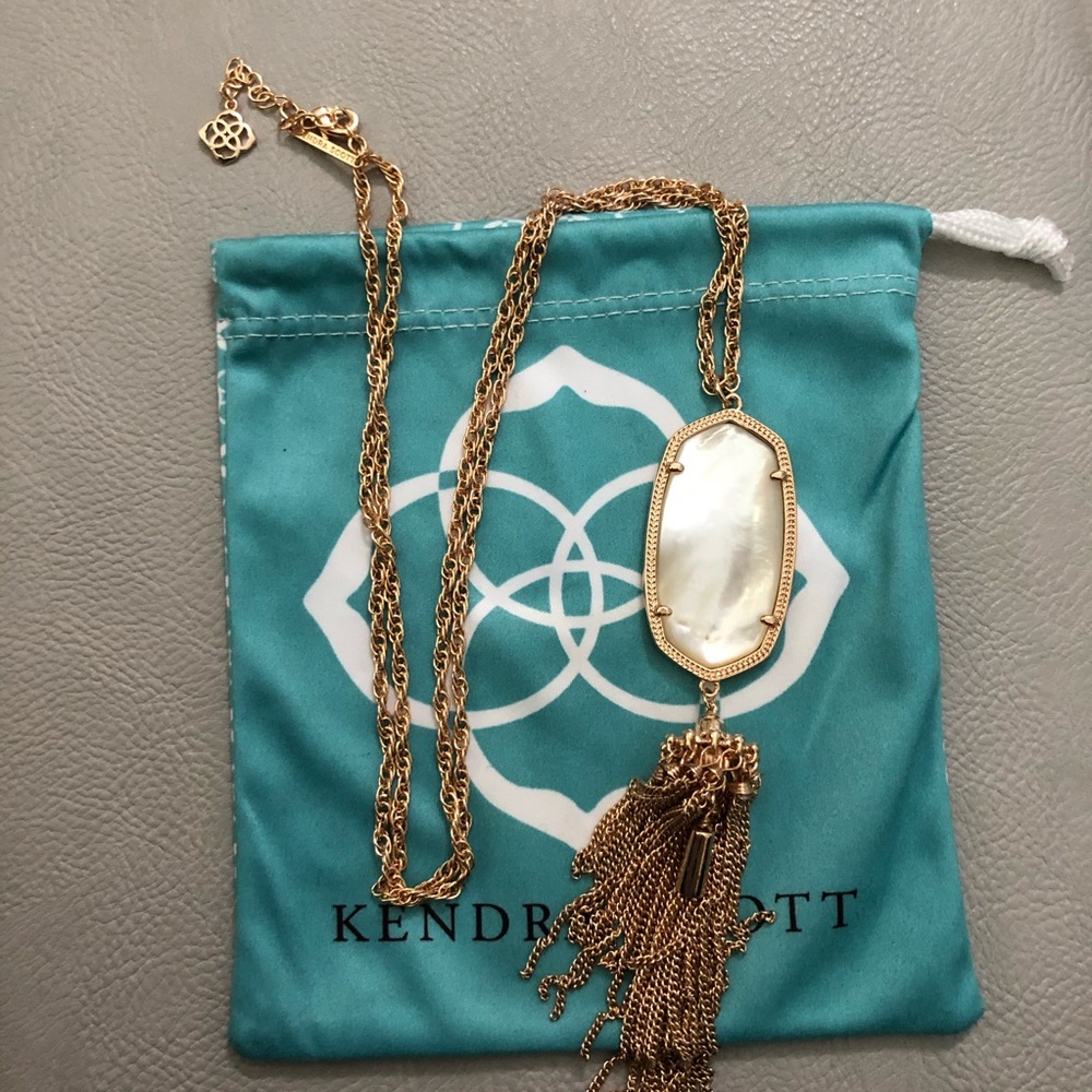Kendra Scott Rayne Necklace - Rose Gold/ Ivory